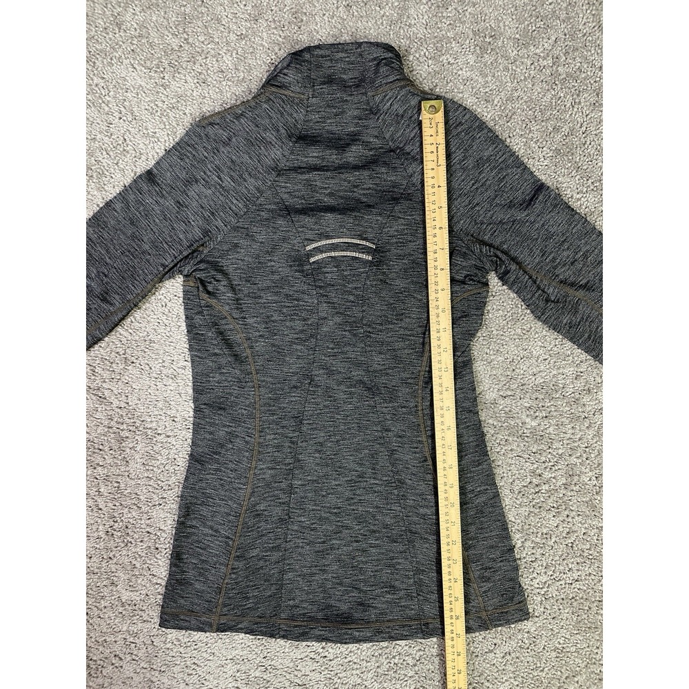 Athleta Cya Hope Jacket Size XS FULL ZIP Athletic Golf Yoga Workout HEATHER GRAY - Picture 12 of 12